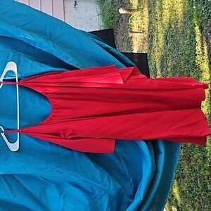 Red Off-Shoulder Dress